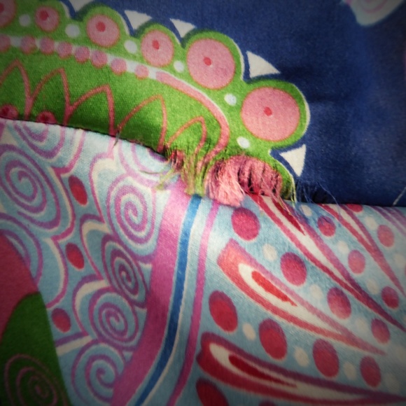 Judith March Navy Embroidered Coat Size L - Picture 5 of 6